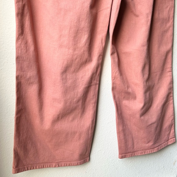 Madewell Emmett 2.0 Wide-Leg Crop Pants NK161 Pink Dried Rose Sz 33P - Picture 12 of 15